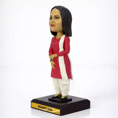 Face Customized Bobblehead - Woman in Salwar Suit