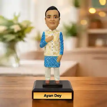 Face Customized Bobblehead - Men in Traditional Wear