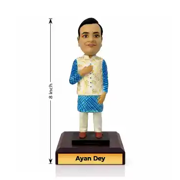Face Customized Bobblehead - Men in Traditional Wear