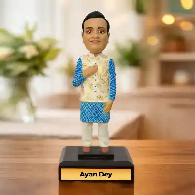 Face Customized Bobblehead - Men in Traditional Wear