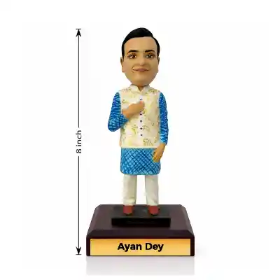 Face Customized Bobblehead - Men in Traditional Wear