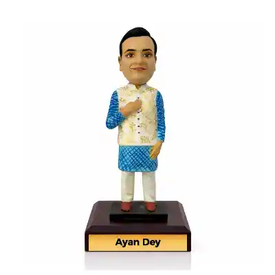 Face Customized Bobblehead - Men in Traditional Wear