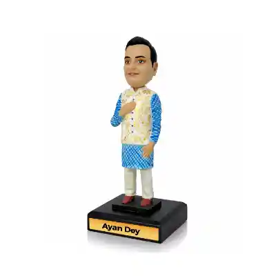 Face Customized Bobblehead - Men in Traditional Wear