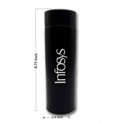 Steel Black Water Bottle