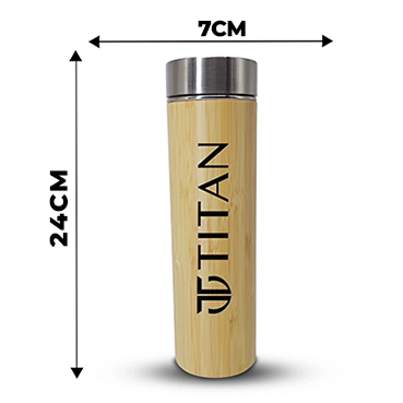 Personalised Bamboo Water Bottle For Corporate Gift