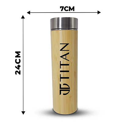 Personalised Bamboo Water Bottle For Corporate Gift
