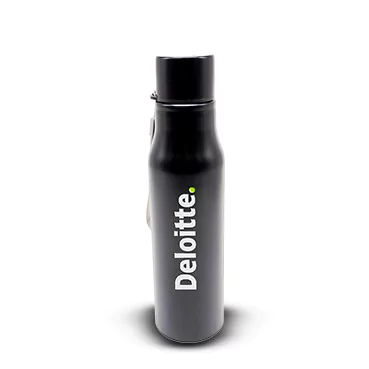 Customized Black Stainless Steel Bottle 1000 ml