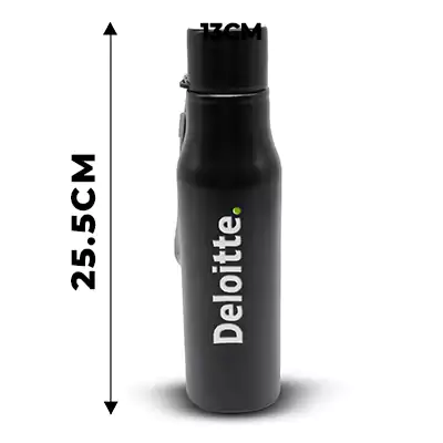Customized Black Stainless Steel Bottle 1000 ml