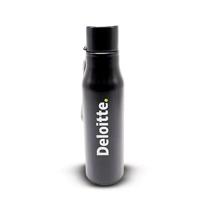 Customized Black Stainless Steel Bottle 1000 ml