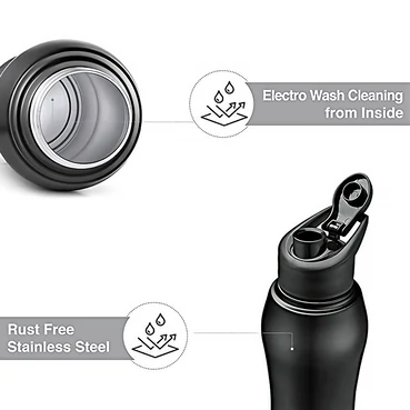 Customized Curvy Steel Bottle Colored-6