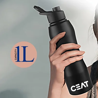 Customized Curvy Steel Bottle Colored