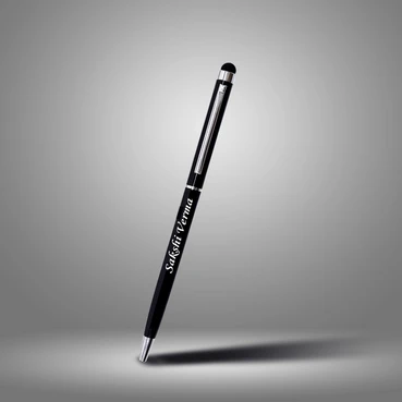 2-in-1 Black Personalised Pen Gift Set