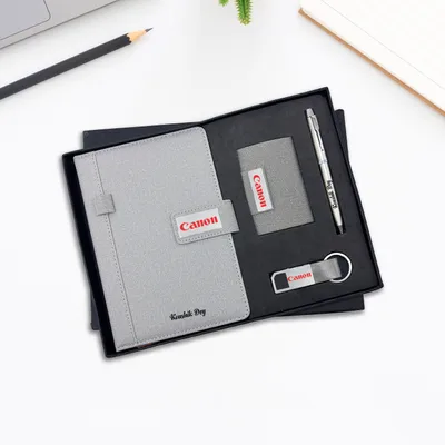 Corporate Giveaway Set with Engraved Logo & Premium Finish