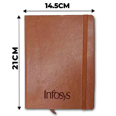 Corporate Brown Diary with Brand