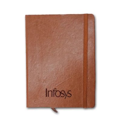 A5 Corporate Brown Diary with Brand