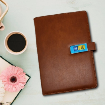 Premium Customized Tan Diary