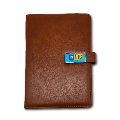 Premium Customized Tan Diary A5 size for Corporate gift