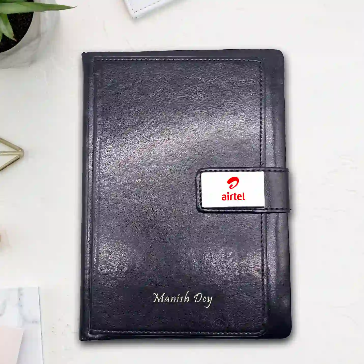 Customized Black Corporate Diary