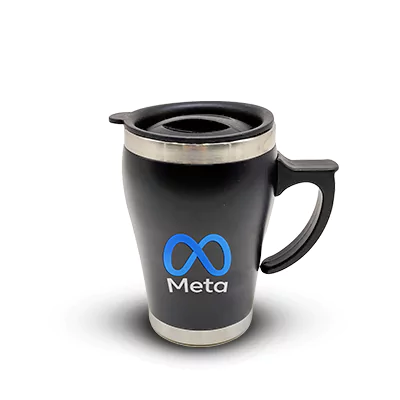 Persoanalised Black Stainless Steel Mug Tumbler ( Size:350 ml)