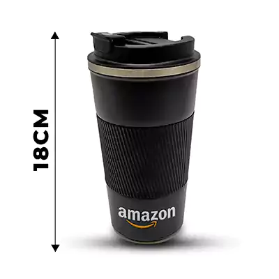 Customized Black Stainless Steel Mug Tumbler 500 ml