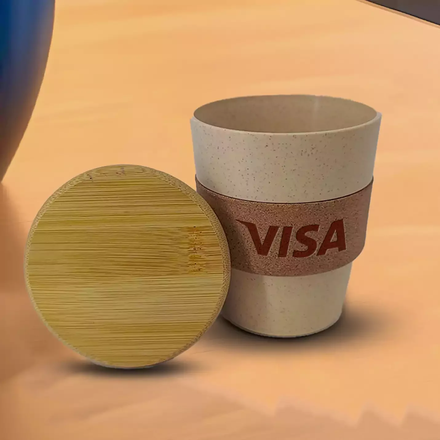 Personalised Wheat Fibre Eco-friendly Coffee Mug ( Size:350 ml)