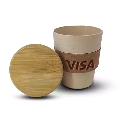 Personalised Wheat Fibre Eco-friendly Coffee Mug