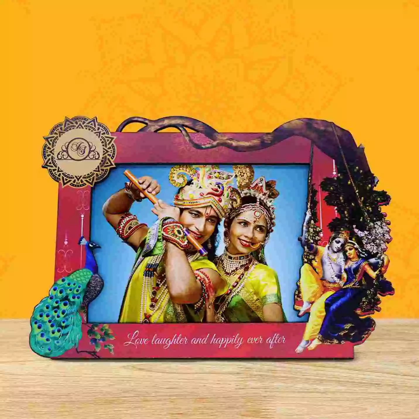 Radha-krishna photo frame