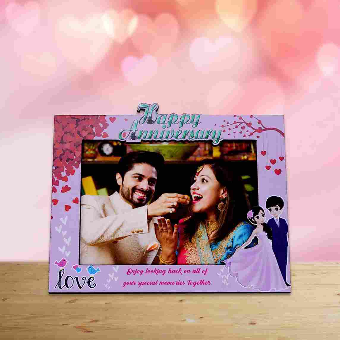 Anniversary Photo Frame Of Couple