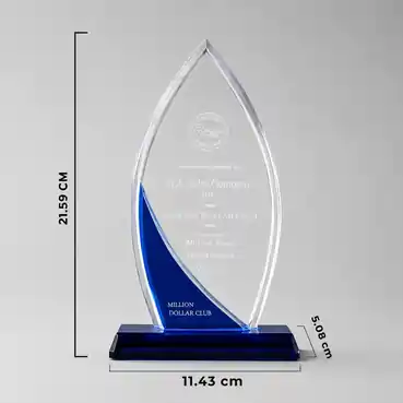 Elegant Crystal Trophies For Leaders