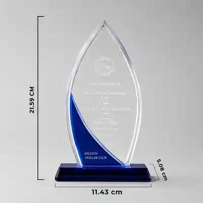 Elegant Crystal Trophies For Leaders