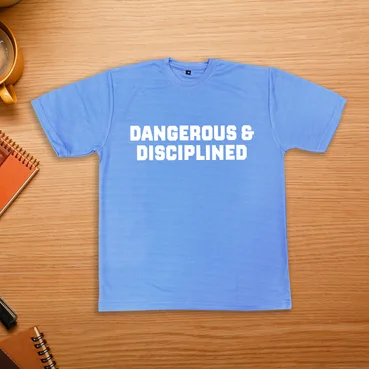 Blue Round Neck T-shirts