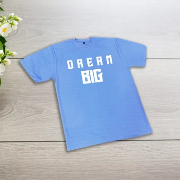 Blue Round Neck T-shirts