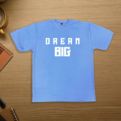 Blue Round Neck T-shirts