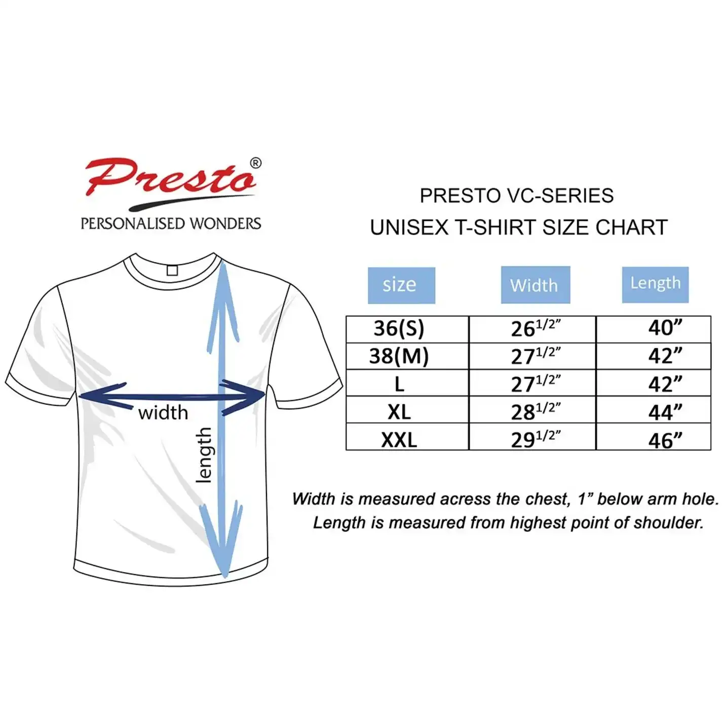 T-shirts size img