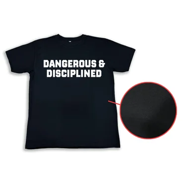 Casual Black Round Neck T-shirts