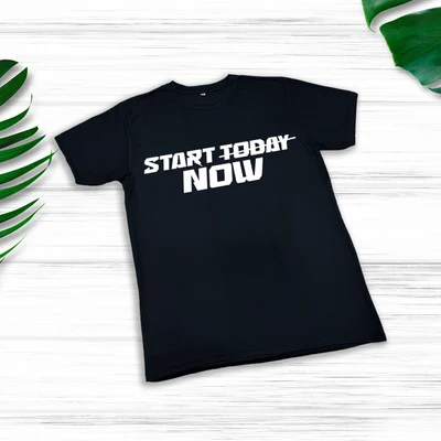 Black Round Neck T-Shirt