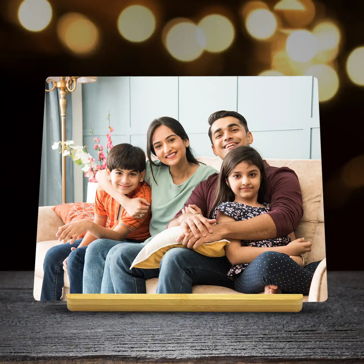 Natural Charm Custom Metal Bamboo Frame