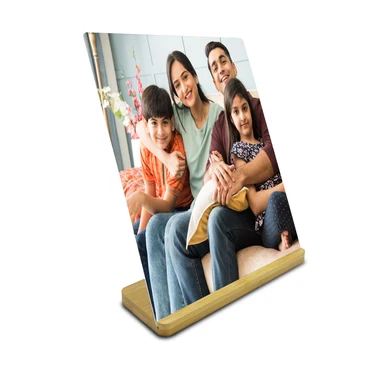 Metal Bamboo Frame (Size: 25 x 20 cm)