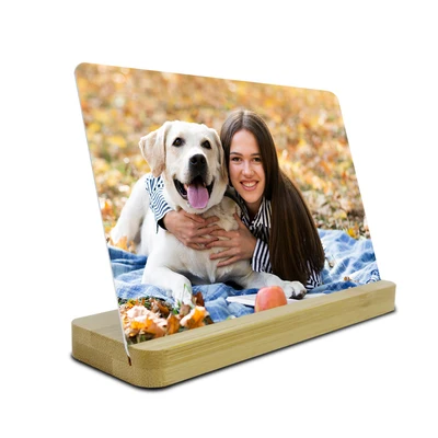 EcoGlow Bamboo Photo Frame