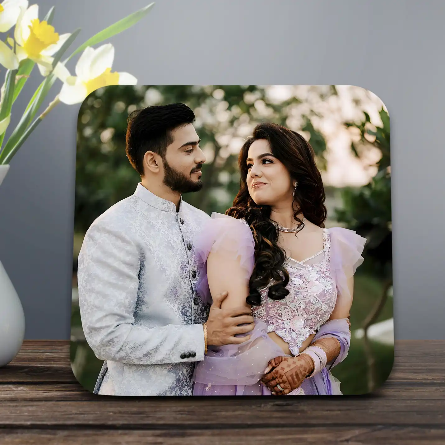 Signature Shine Personalised Metal Photo Frames