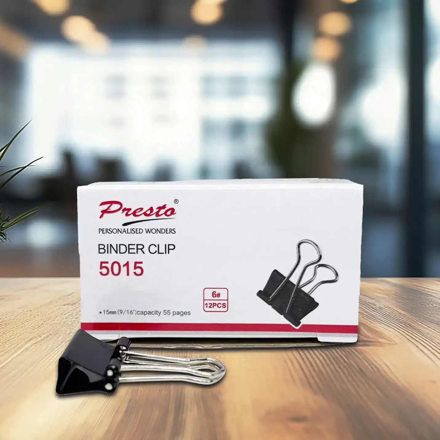 Ultra-Grip Metal Binder Clips 15 mm