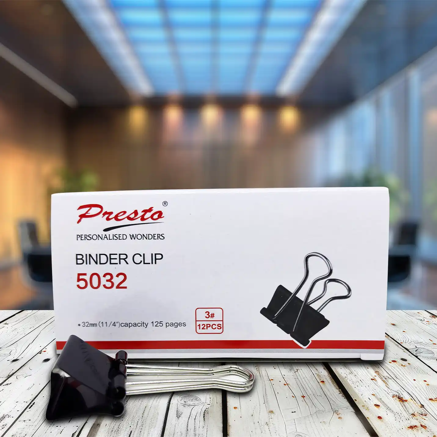 Smooth Grip Black Paper Clips 32 mm