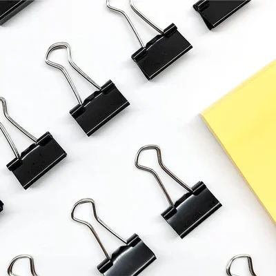 Black Paper Clips 32 mm