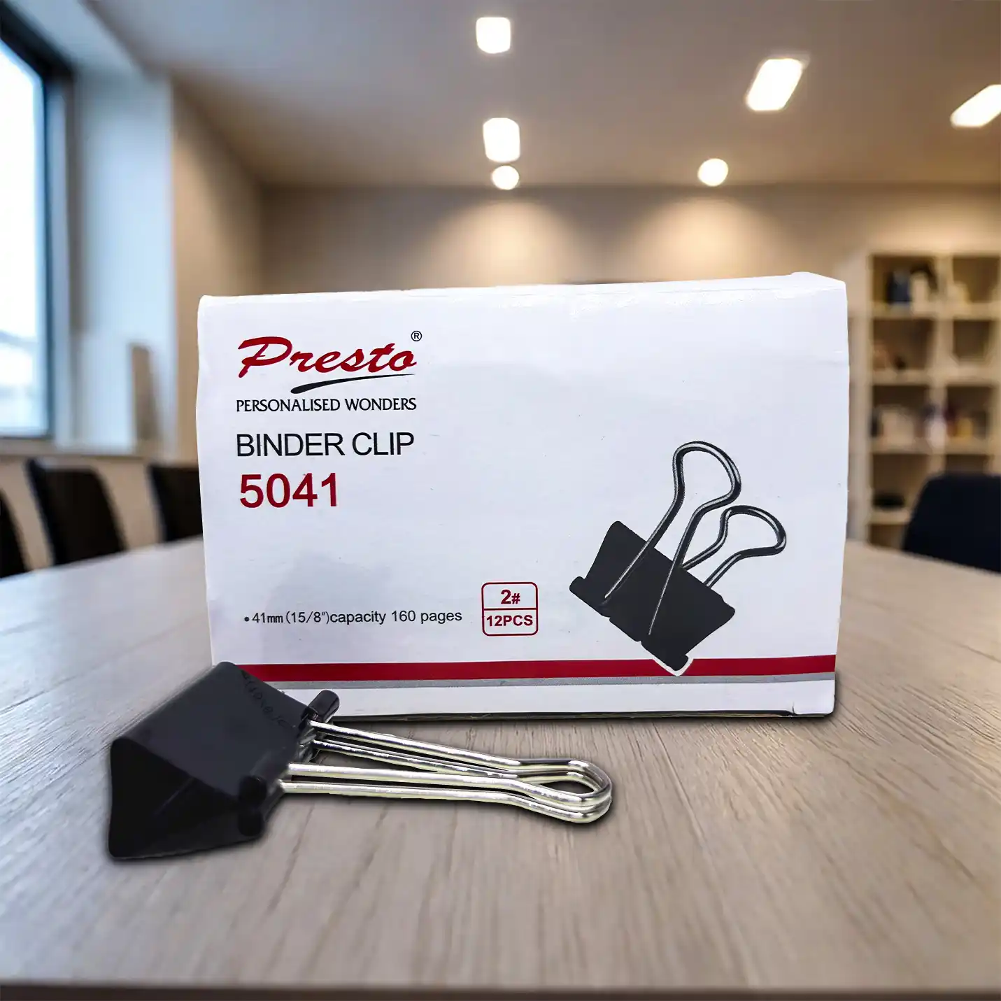 Premium Steel Binder Clip 41 mm