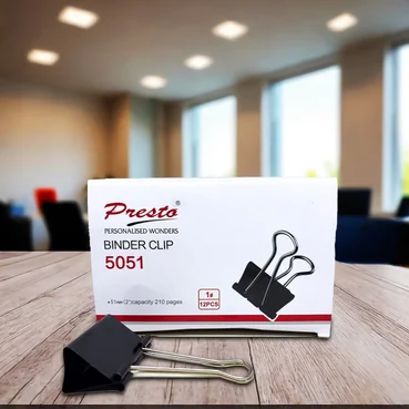 Black Bulldog Clip 51 mm