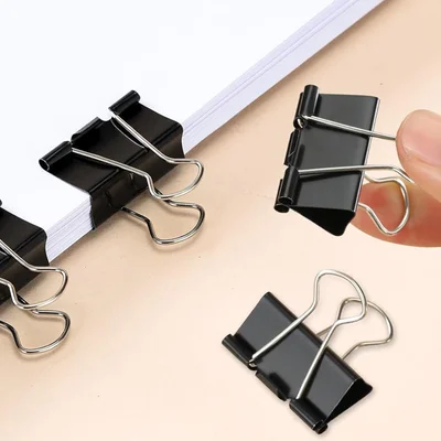 Black Bulldog Clip 51 mm