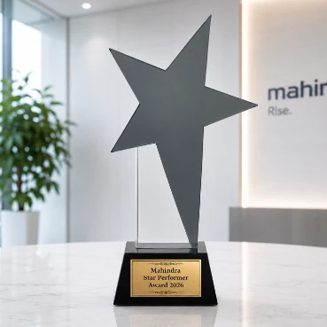 Crystal Trophy with Custom Engraving