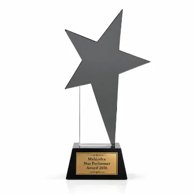 Crystal Trophy with Custom Engraving
