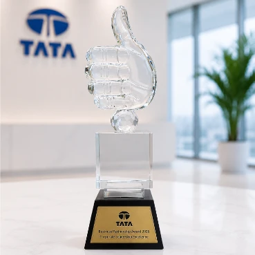 Custom made Premium Crystal Appreciation Trophy