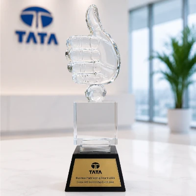 Custom made Premium Crystal Appreciation Trophy